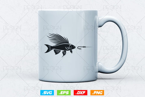 Fly Fishing Brook Svg Png, Fathers Day Svg, Fish Lover Gifts, Fishing Hook Svg, Bass Fish Svg, Svg Files For Cricut SVG DesignDestine 