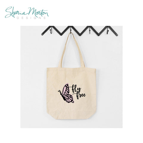 Fly Free Butterfly for Vinyl Crafts and Inspirational Quote Projects SVG Sharia Morton Designs 