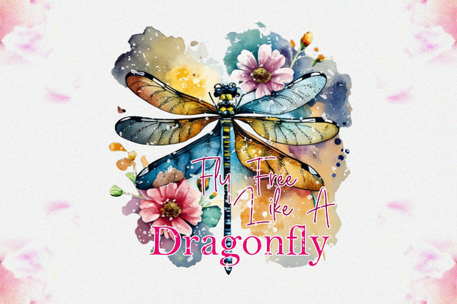 Fly Free Like A Dragonfly Sublimation Sublimation Jagonath Roy 