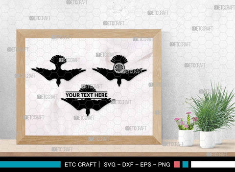 Flying Dove Monogram, Flying Dove Silhouette, Flying Dove SVG, Dove Svg, Pigeon Svg, Peace Sign Svg, Bird Svg, SB00562 SVG ETC Craft 