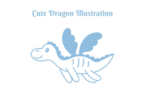 Flying Dragon Illustration And Pattern Digital Pattern Rin Green 