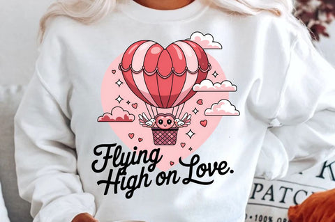 Flying high on love Sublimation Design Sublimation Regulrcrative 