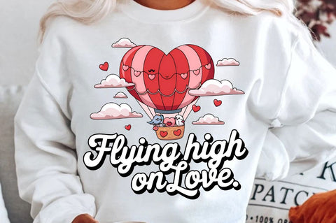 Flying high on love Sublimation Design Sublimation Regulrcrative 