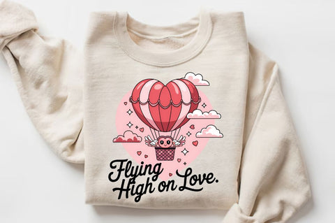 Flying high on love Sublimation Design Sublimation Regulrcrative 