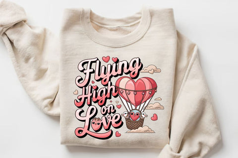 Flying high on love Sublimation Design Sublimation Regulrcrative 