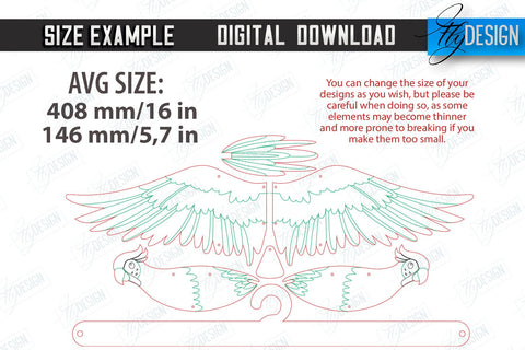 Flying Mobile Laser Cut Bundle | Baby Mobile | Birds Design | Baby Room Décor | New Born | CNC Files SVG Fly Design 