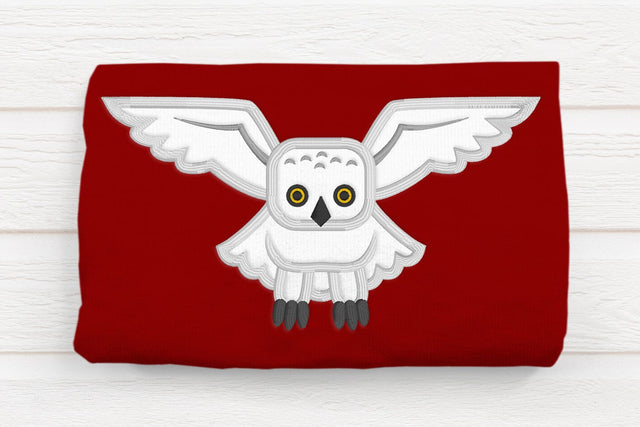 Flying Owl Applique Embroidery Embroidery/Applique DESIGNS Designed by Geeks 