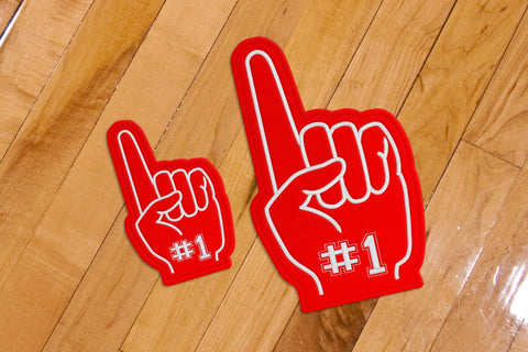 Foam Finger #1 Glove Photo Prop ITH Applique Embroidery Embroidery/Applique DESIGNS Designed by Geeks 