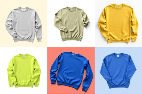 Folded Sweatshirt Mockup Bundle Mock Up Photo Creativeart88 