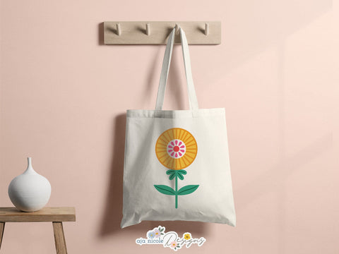 Folk Art Flower Craft File SVG Aja Nicole Designs 