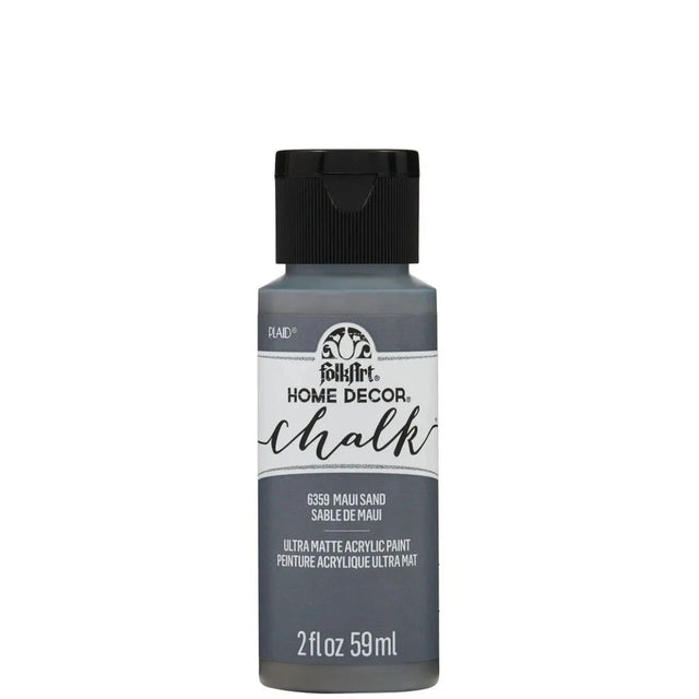 FolkArt Chalk Acrylic Paint - Maui Sand (2 oz Bottle) Physical DIY Craft Warehouse 