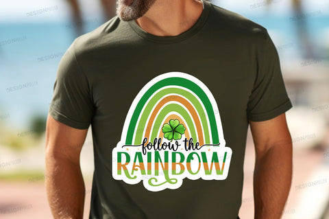 Follow the rainbow Sticker Design Sublimation Regulrcrative 