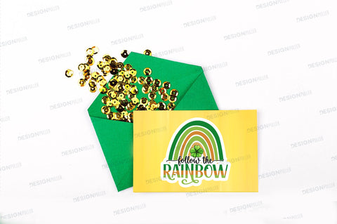 Follow the rainbow Sticker Design Sublimation Regulrcrative 