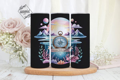 Follow Your Dreams Tumbler Wrap Sublimation sassyprint 
