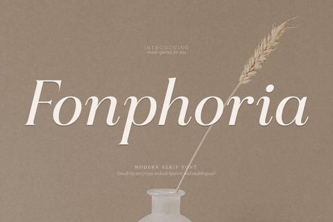 Fonphoria Typeface Font Storytype Studio 
