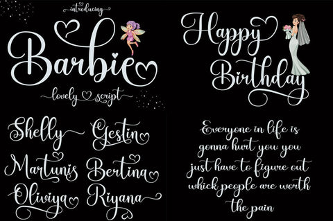 Font Handwritten Bundles Font muhammadzeky 