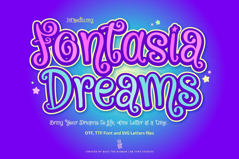 Fontasia Dreams Font BB Digital Arts 