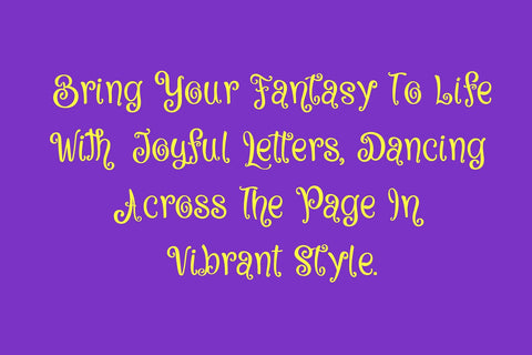 Fontasia Dreams Font BB Digital Arts 