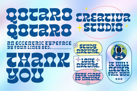 Fontastic Bundle - Display Font Edition Font Four Lines Std. 