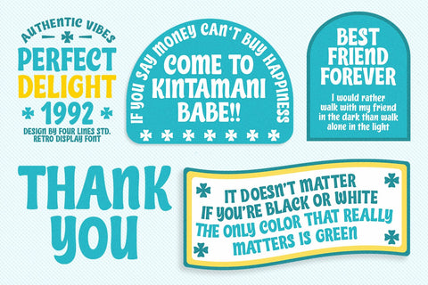 Fontastic Bundle - Display Font Edition Font Four Lines Std. 