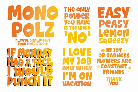Fontastic Bundle - Display Font Edition Font Four Lines Std. 