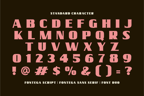 Fontega Font ahweproject 