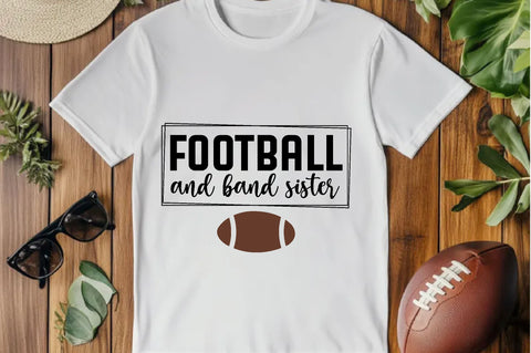 Football and Band Sister , Football SVG Bundle, Football Mom SVG, Sports Mom SVG, Football Saying svg, Football Family svg, Football quotes design, Football Mom, Football Papa, Football funny design, Love Football, Football Heart, Game day svg, SVG farhad farhad 