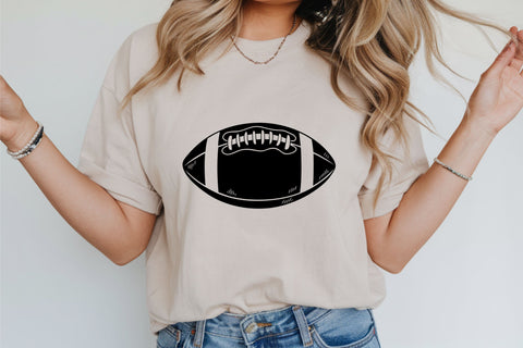 Football ball svg, png, dxf, American football svg, football png cut file SVG TonisArtStudio 