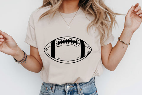 Football ball svg, png, dxf, American football svg, football png cut file SVG TonisArtStudio 
