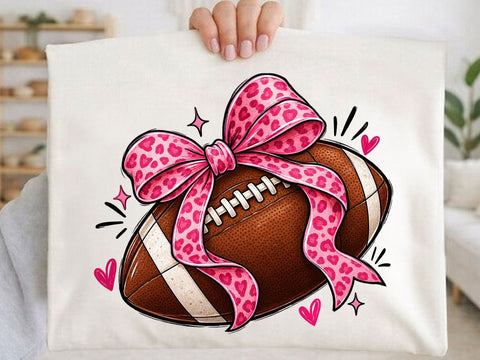 Football Bow PNG, Plaid Sublimation File SVG artprintfile 