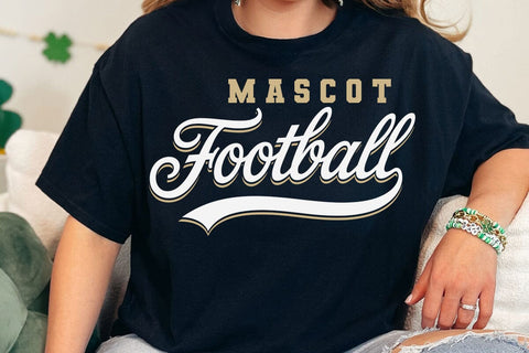 Football Bundle svg, Custom Football Template Bundle, Mascot Design, Player Shirt Designs SVG DesignDestine 