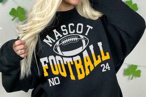 Football Bundle svg, Custom Football Template Bundle, Mascot Design, Player Shirt Designs SVG DesignDestine 