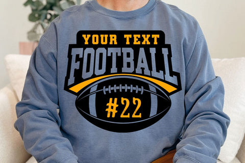 Football Bundle svg, Custom Football Template Bundle, Mascot Design, Player Shirt Designs SVG DesignDestine 