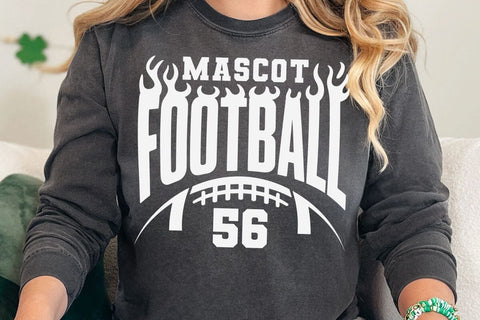 Football Bundle svg, Custom Football Template Bundle, Mascot Design, Player Shirt Designs SVG DesignDestine 