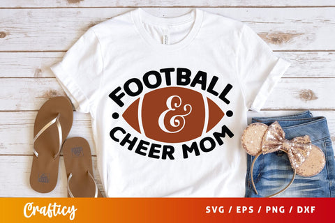 Football & cheer mom SVG Design SVG Designangry 
