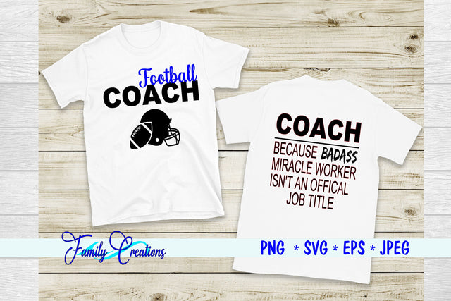 Football Coach SVG Family Creations 