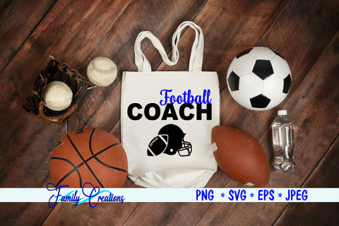 Football Coach SVG Family Creations 