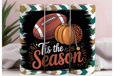 Football Fall Tumbler Wrap PNG Sublimation PixelChick 