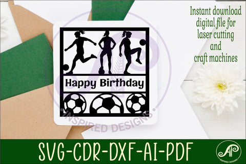 Football female name sign svg laser cut design or card SVG APInspireddesigns 