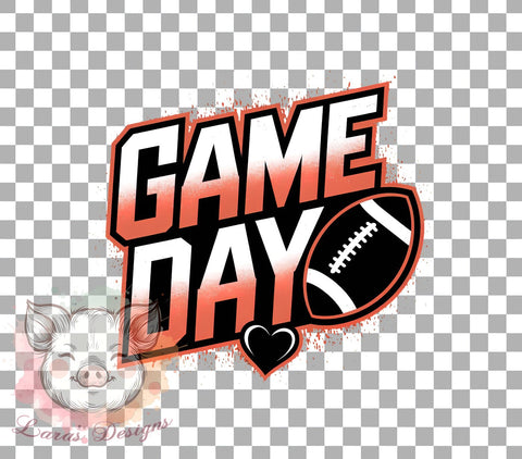 Football Game Day Clipart, Sports Fan PNG, Game Day Sublimation, Football Season Design, Tailgate Party PNG, Football Mom PNG, Digital Download Sublimation Lara' s Designs 