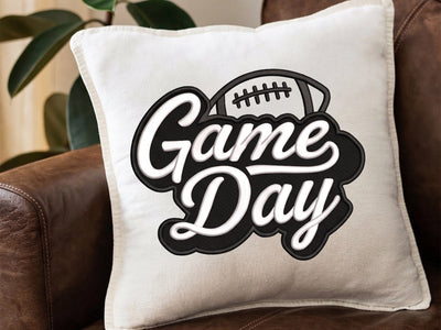 Football Game Day Embroidery Design, Football Embroidery, Machine Embroidery Design Embroidery/Applique DESIGNS DesignDestine 