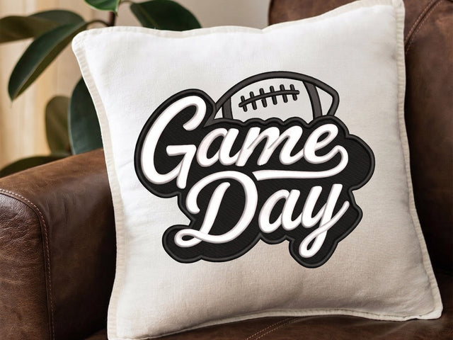 Football Game Day Embroidery Design, Football Embroidery, Machine Embroidery Design Embroidery/Applique DESIGNS DesignDestine 