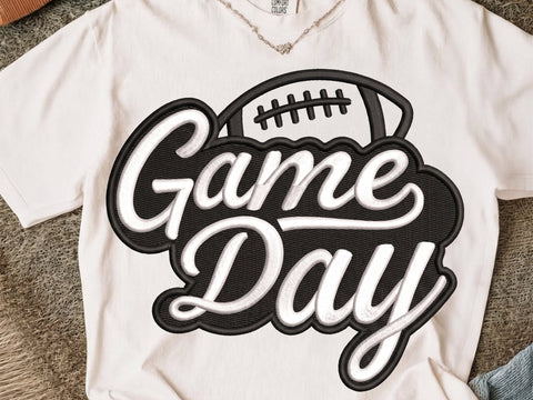 Football Game Day Embroidery Design, Football Embroidery, Machine Embroidery Design Embroidery/Applique DESIGNS DesignDestine 