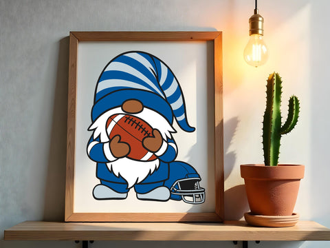 Football Gnome SVG, Christmas Gnome Svg, Gaming Gnome Svg SVG DesignDestine 