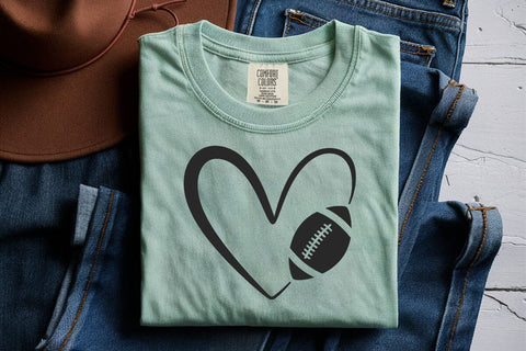 Football Heart Svg, Football Kid T Shirt, Football Mom SVG DesignDestine 