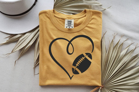 Football Heart Svg, Football Kid T Shirt, Football Mom SVG DesignDestine 