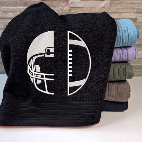 Football Helmet and Ball Embroidery Design – Split Football Sports Game Day Machine Embroidery File Embroidery/Applique DESIGNS PatternFeed8 