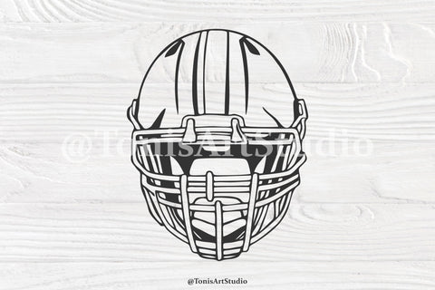 football helmet svg, cut files, football monogram, cricut, silhouette, football clipart SVG TonisArtStudio 