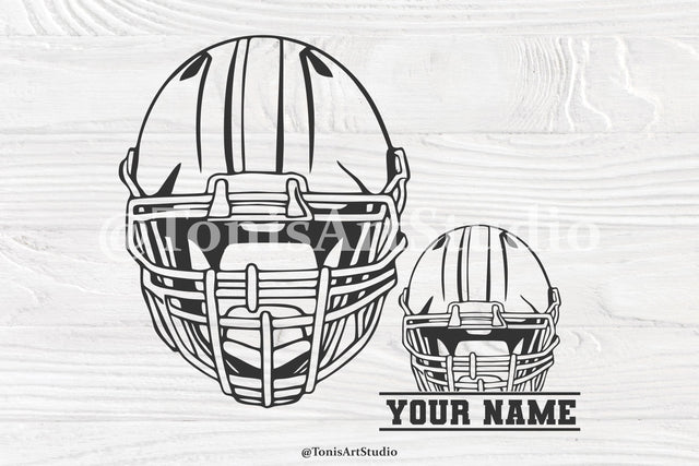 football helmet svg, cut files, football monogram, cricut, silhouette, football clipart SVG TonisArtStudio 