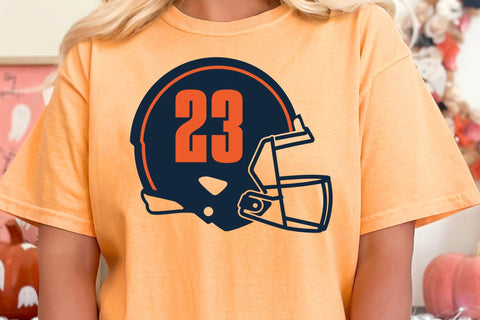 Football Helmet SVG, Layered Team Logo, Monogram Svg SVG DesignDestine 